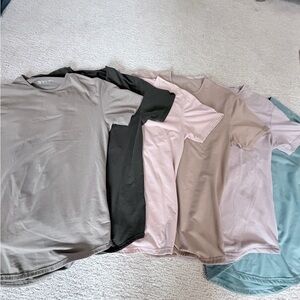 BYLT Basics Short Sleeve Tee Set - Black, Pink, Tan, Blue